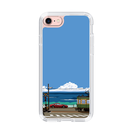 Slim Protection Case［ Studio Alec Shonan Story - Enoden and Ferrari 328GT ］