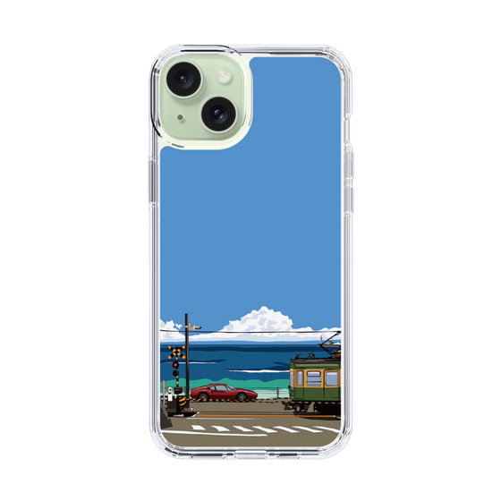 Slim Protection Case［ Studio Alec Shonan Story - Enoden and Ferrari 328GT ］