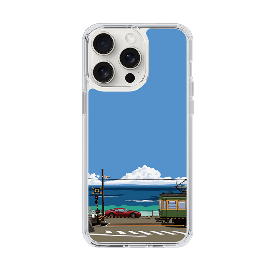 Slim Protection Case［ Studio Alec Shonan Story - Enoden and Ferrari 328GT ］