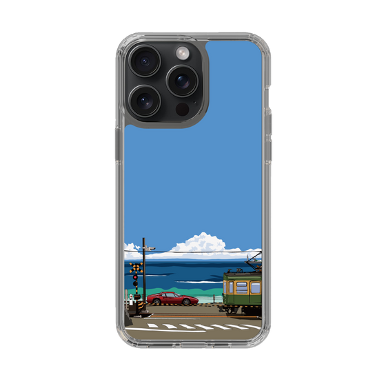 Slim Protection Case［ Studio Alec Shonan Story - Enoden and Ferrari 328GT ］