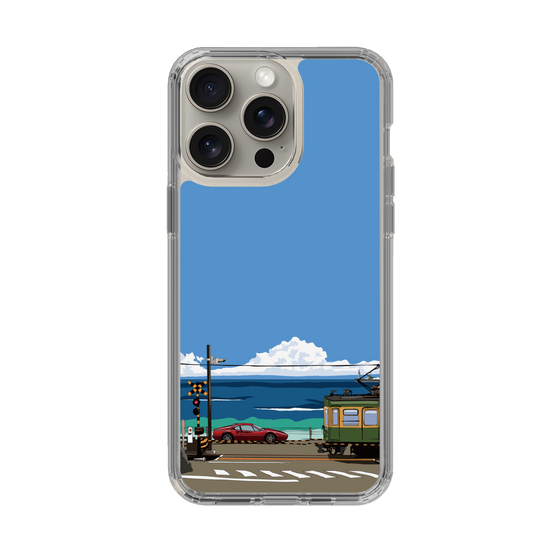 Slim Protection Case［ Studio Alec Shonan Story - Enoden and Ferrari 328GT ］