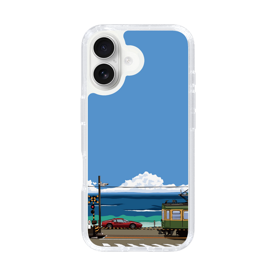 Slim Protection Case［ Studio Alec Shonan Story - Enoden and Ferrari 328GT ］