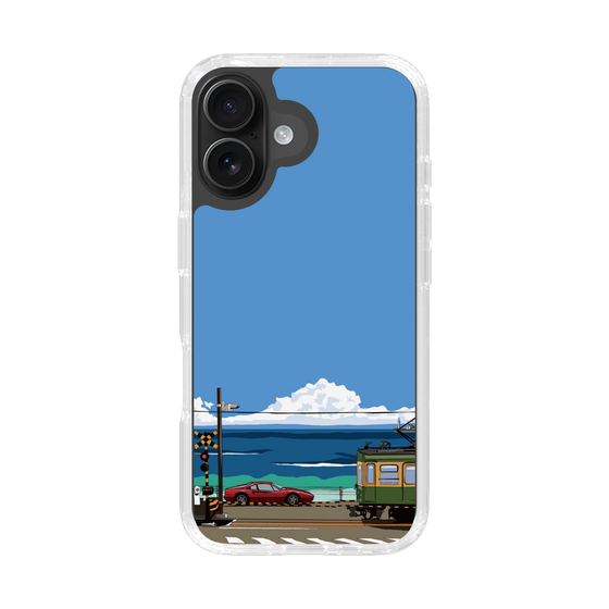 Slim Protection Case［ Studio Alec Shonan Story - Enoden and Ferrari 328GT ］