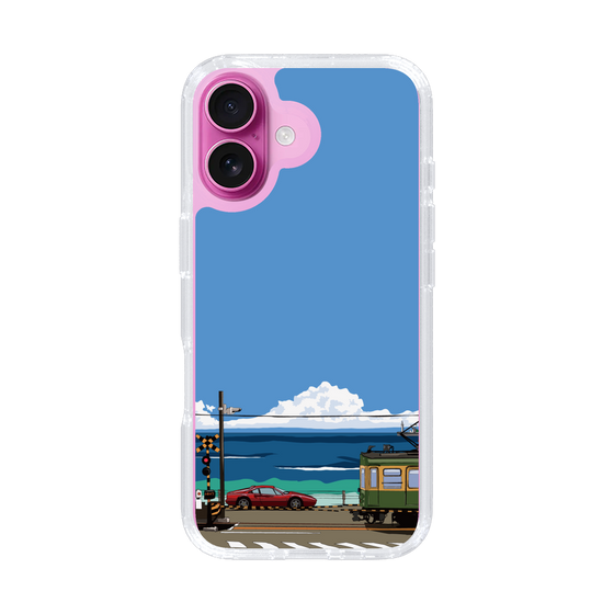 Slim Protection Case［ Studio Alec Shonan Story - Enoden and Ferrari 328GT ］