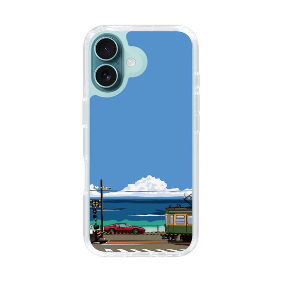 Slim Protection Case［ Studio Alec Shonan Story - Enoden and Ferrari 328GT ］