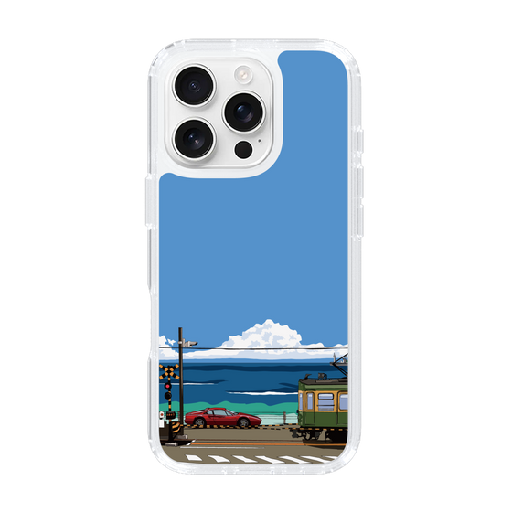 Slim Protection Case［ Studio Alec Shonan Story - Enoden and Ferrari 328GT ］