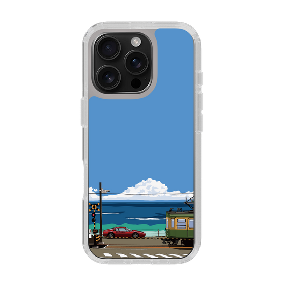 Slim Protection Case［ Studio Alec Shonan Story - Enoden and Ferrari 328GT ］