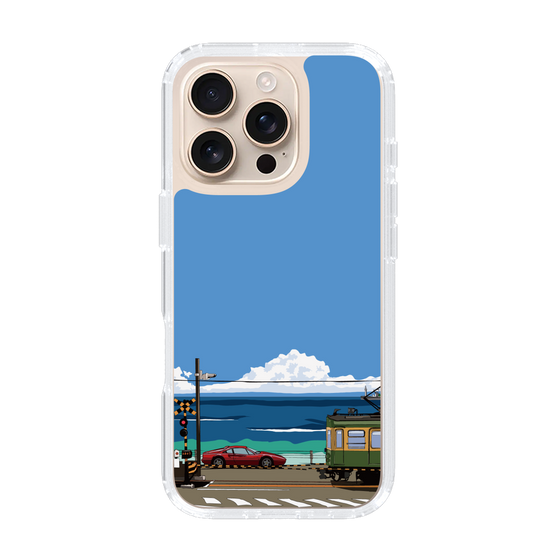 Slim Protection Case［ Studio Alec Shonan Story - Enoden and Ferrari 328GT ］