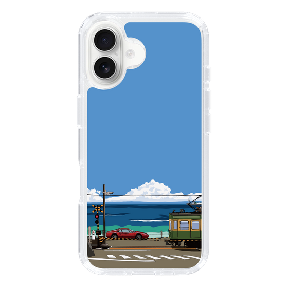 Slim Protection Case［ Studio Alec Shonan Story - Enoden and Ferrari 328GT ］