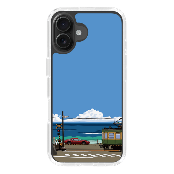 Slim Protection Case［ Studio Alec Shonan Story - Enoden and Ferrari 328GT ］