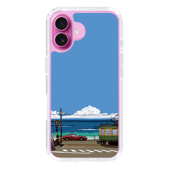 Slim Protection Case［ Studio Alec Shonan Story - Enoden and Ferrari 328GT ］