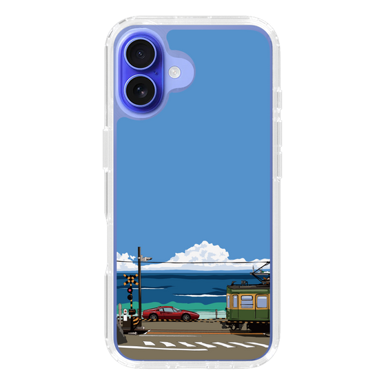 Slim Protection Case［ Studio Alec Shonan Story - Enoden and Ferrari 328GT ］