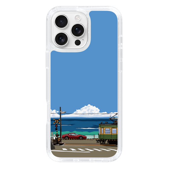 Slim Protection Case［ Studio Alec Shonan Story - Enoden and Ferrari 328GT ］