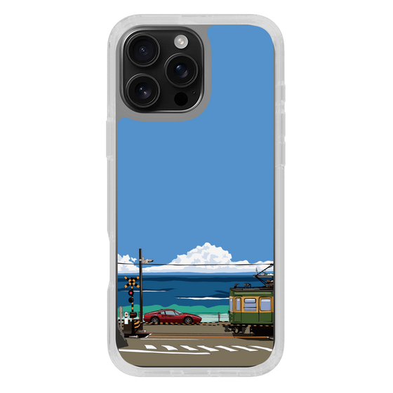 Slim Protection Case［ Studio Alec Shonan Story - Enoden and Ferrari 328GT ］