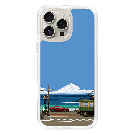 Slim Protection Case［ Studio Alec Shonan Story - Enoden and Ferrari 328GT ］