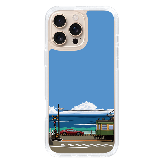 Slim Protection Case［ Studio Alec Shonan Story - Enoden and Ferrari 328GT ］