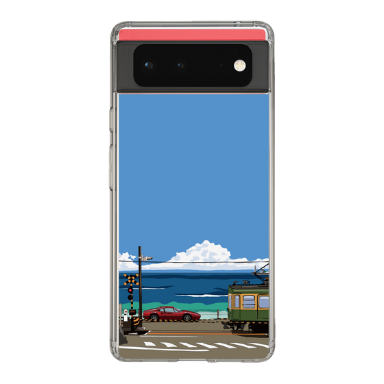 Slim Protection Case［ Studio Alec Shonan Story - Enoden and Ferrari 328GT ］
