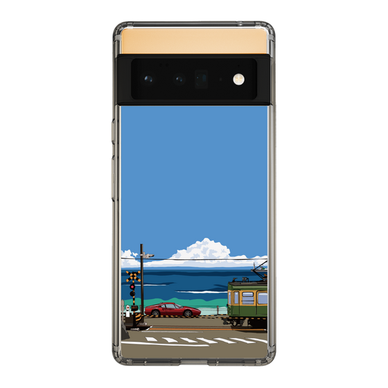 Slim Protection Case［ Studio Alec Shonan Story - Enoden and Ferrari 328GT ］