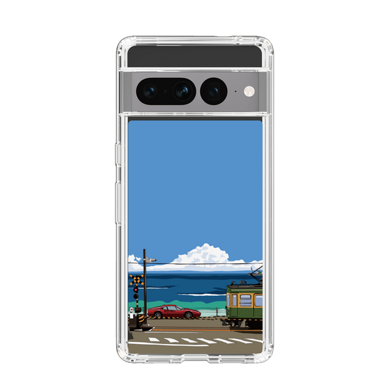 Slim Protection Case［ Studio Alec Shonan Story - Enoden and Ferrari 328GT ］