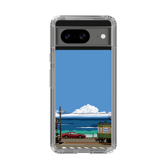 Slim Protection Case［ Studio Alec Shonan Story - Enoden and Ferrari 328GT ］