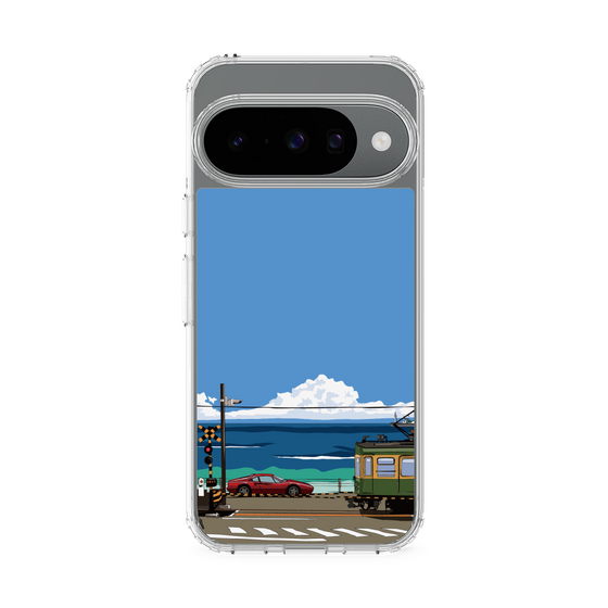 Slim Protection Case［ Studio Alec Shonan Story - Enoden and Ferrari 328GT ］