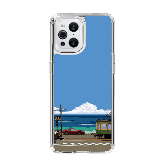 Slim Protection Case［ Studio Alec Shonan Story - Enoden and Ferrari 328GT ］