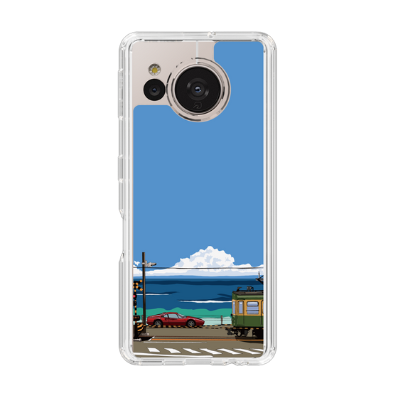Slim Protection Case［ Studio Alec Shonan Story - Enoden and Ferrari 328GT ］