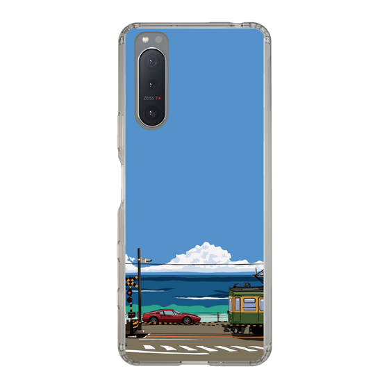 Slim Protection Case［ Studio Alec Shonan Story - Enoden and Ferrari 328GT ］