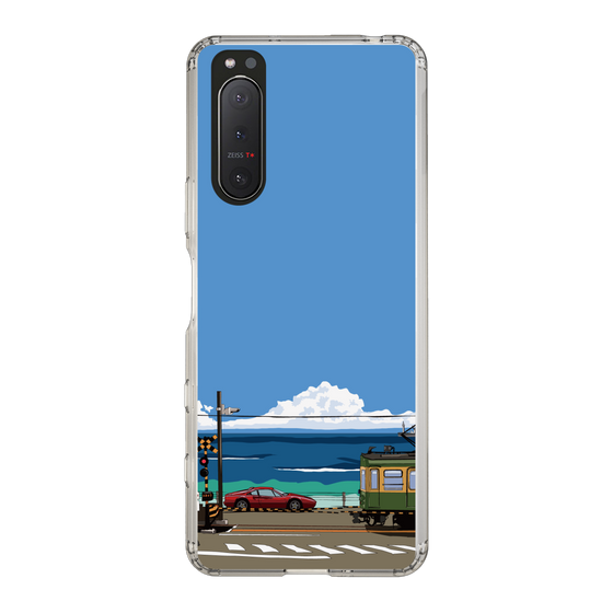 Slim Protection Case［ Studio Alec Shonan Story - Enoden and Ferrari 328GT ］