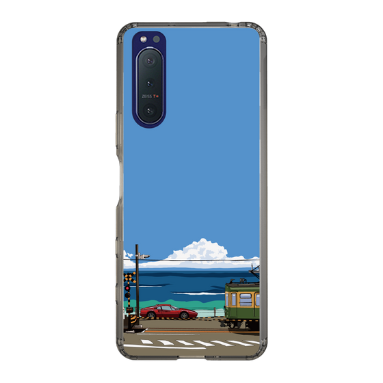 Slim Protection Case［ Studio Alec Shonan Story - Enoden and Ferrari 328GT ］