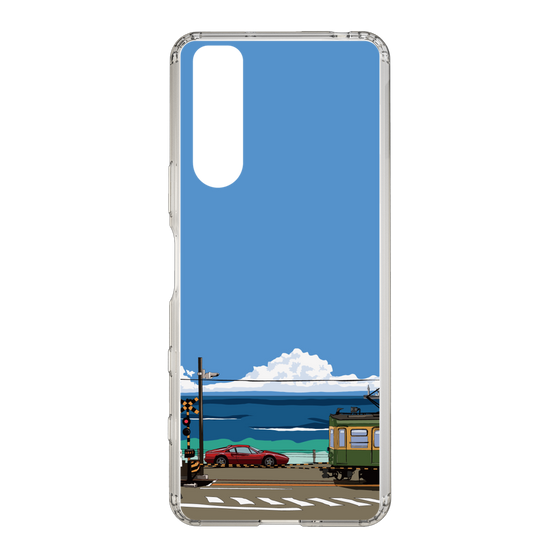 Slim Protection Case［ Studio Alec Shonan Story - Enoden and Ferrari 328GT ］