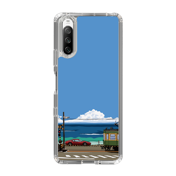Slim Protection Case［ Studio Alec Shonan Story - Enoden and Ferrari 328GT ］