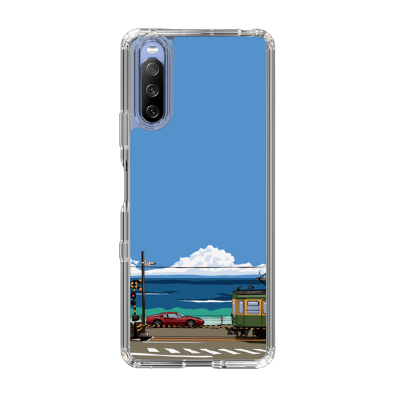 Slim Protection Case［ Studio Alec Shonan Story - Enoden and Ferrari 328GT ］