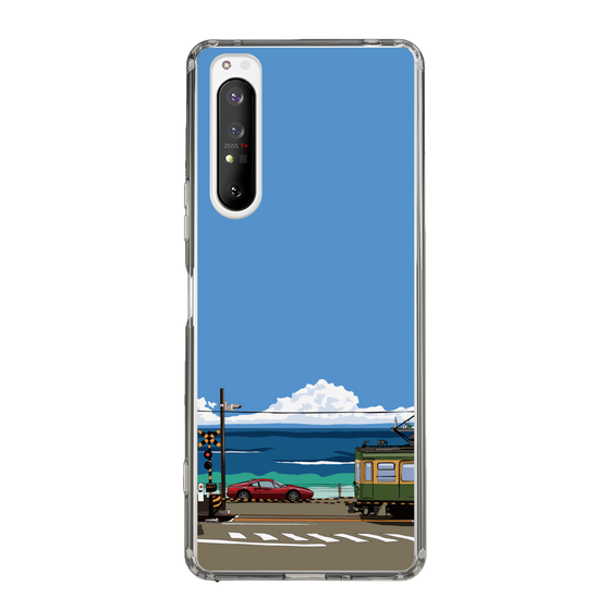 Slim Protection Case［ Studio Alec Shonan Story - Enoden and Ferrari 328GT ］