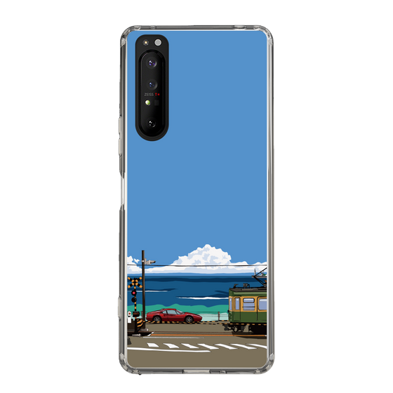 Slim Protection Case［ Studio Alec Shonan Story - Enoden and Ferrari 328GT ］
