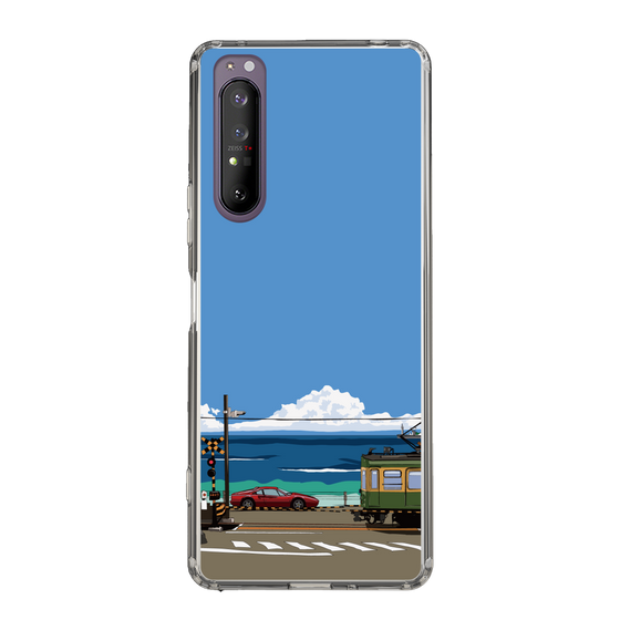 Slim Protection Case［ Studio Alec Shonan Story - Enoden and Ferrari 328GT ］
