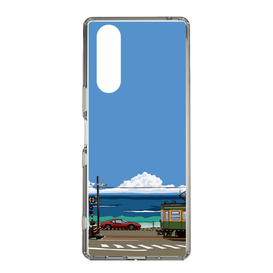 Slim Protection Case［ Studio Alec Shonan Story - Enoden and Ferrari 328GT ］
