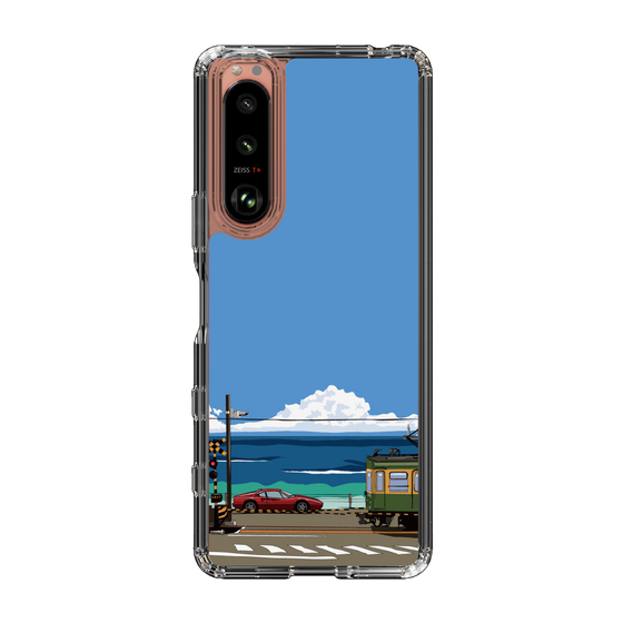 Slim Protection Case［ Studio Alec Shonan Story - Enoden and Ferrari 328GT ］