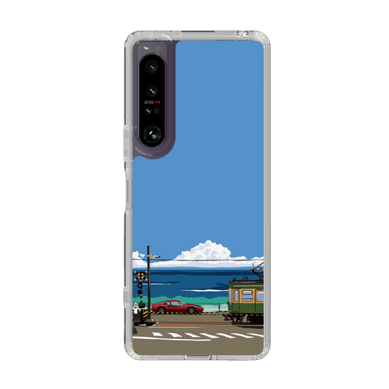 Slim Protection Case［ Studio Alec Shonan Story - Enoden and Ferrari 328GT ］