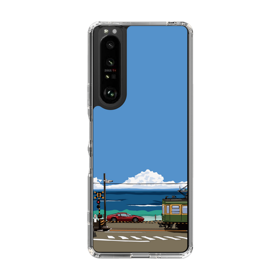 Slim Protection Case［ Studio Alec Shonan Story - Enoden and Ferrari 328GT ］