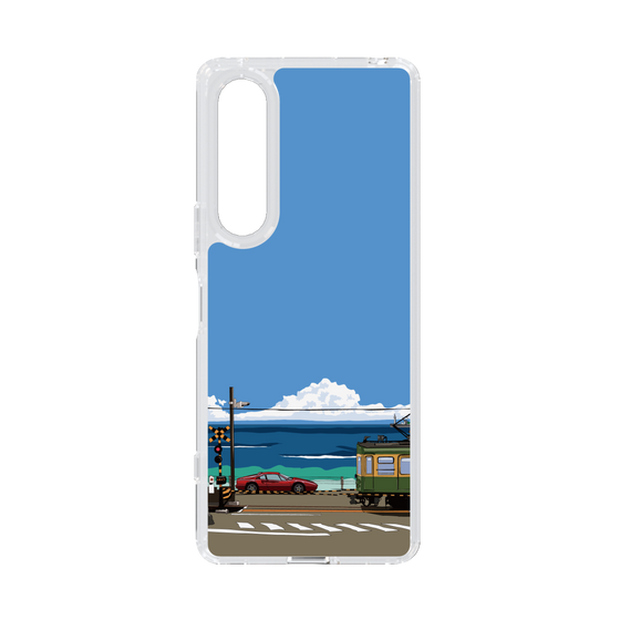 Slim Protection Case［ Studio Alec Shonan Story - Enoden and Ferrari 328GT ］