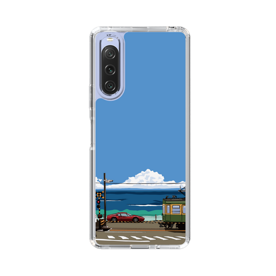 Slim Protection Case［ Studio Alec Shonan Story - Enoden and Ferrari 328GT ］