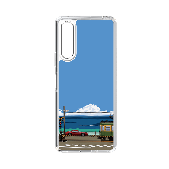Slim Protection Case［ Studio Alec Shonan Story - Enoden and Ferrari 328GT ］