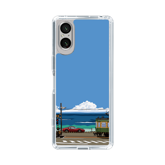 Slim Protection Case［ Studio Alec Shonan Story - Enoden and Ferrari 328GT ］