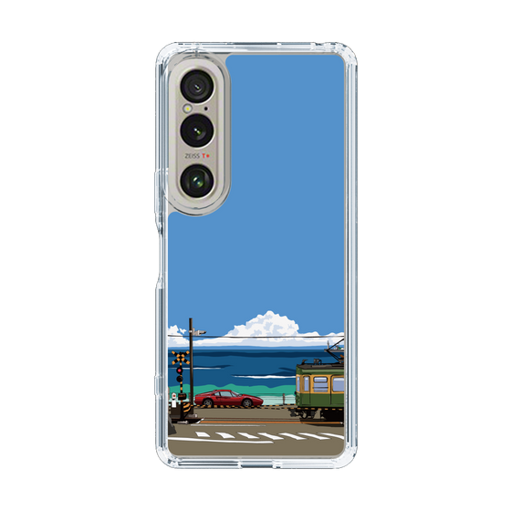 Slim Protection Case［ Studio Alec Shonan Story - Enoden and Ferrari 328GT ］