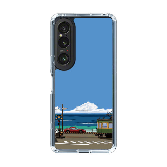 Slim Protection Case［ Studio Alec Shonan Story - Enoden and Ferrari 328GT ］