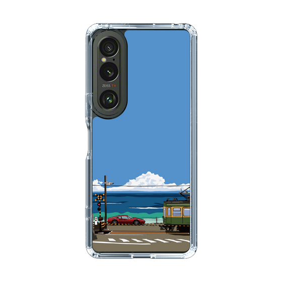 Slim Protection Case［ Studio Alec Shonan Story - Enoden and Ferrari 328GT ］
