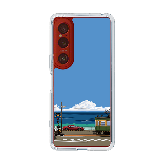 Slim Protection Case［ Studio Alec Shonan Story - Enoden and Ferrari 328GT ］