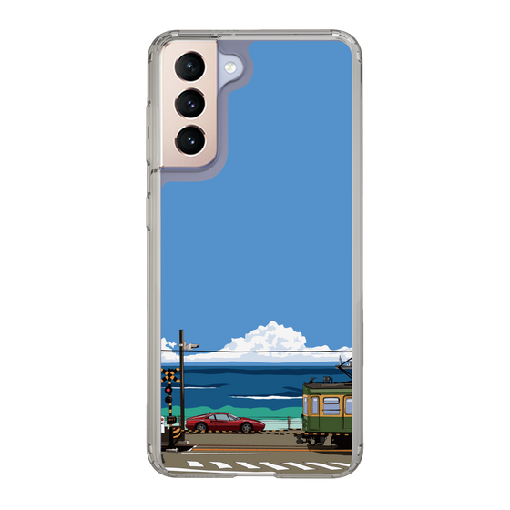 Slim Protection Case［ Studio Alec Shonan Story - Enoden and Ferrari 328GT ］