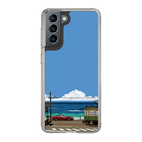 Slim Protection Case［ Studio Alec Shonan Story - Enoden and Ferrari 328GT ］